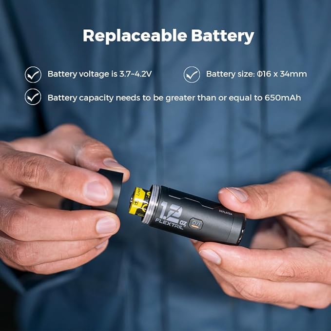 FLEXTAILGEAR Zero Pump Air Pump for Inflatables, 1.2 oz Ultra-Mini Electric air Pump Portable Air Mattress Pump, Rechargeable Air Pump for Pool Floats Air Bed Air Mattress