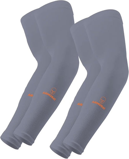 ARMORAY Arm Sleeves for Men or Women - Tattoo Cover Up - Cooling Sports Sleeve for Basketball Golf Football