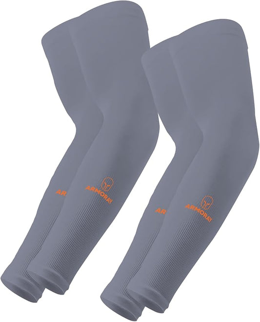ARMORAY Arm Sleeves for Men or Women - Tattoo Cover Up - Cooling Sports Sleeve for Basketball Golf Football