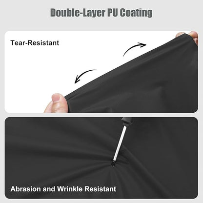 Andake Waterproof Rain Poncho for Adults Unisex,230T Ripstop Polyester,Raincoat Gear with Transparent Viewing Window Outdoors