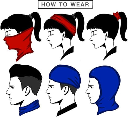 Neck Gaiter Face Cover - Sun Protection Mask Balaclava for Men and Women