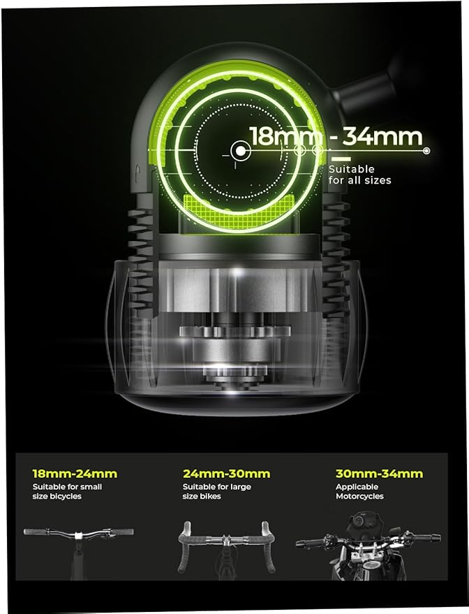 LISEN Upgrade Bike Phone Holder [Super Easy Install] Ultra Stable Motorcycle Phone Mount Bicycle Handlebar Holder Mount for Adults Kids Bike Bicycle Ebike Gear Accessories for iPhone Samsung Orange