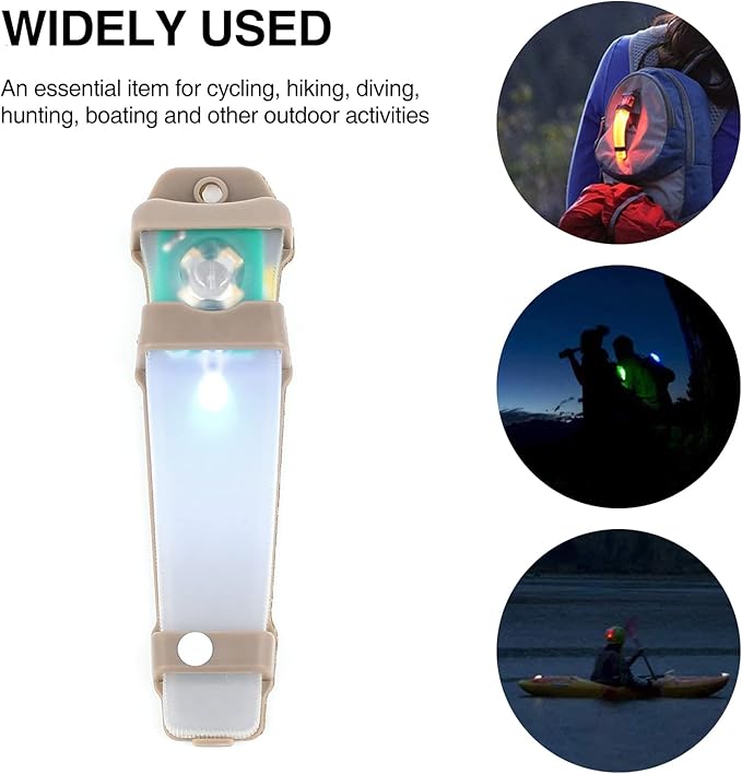 Personal Identification Marker - Tactical Helmet Light, Portable Survival Signal Light for Hiking, Boating, Cycling, Fishing