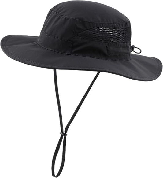 Connectyle Women's UPF 50+ Sun Hat UV Protection Wide Brim Bucket Hat Summer Beach Hats Fishing Hiking Outdoor Safari Hats