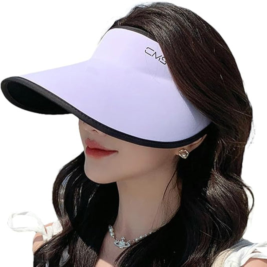 Sun Hats for Women Wide Brim UPF 50+ UV Protection Summer Beach Cap Adjustable Packable Sport Visors Tennis Golf