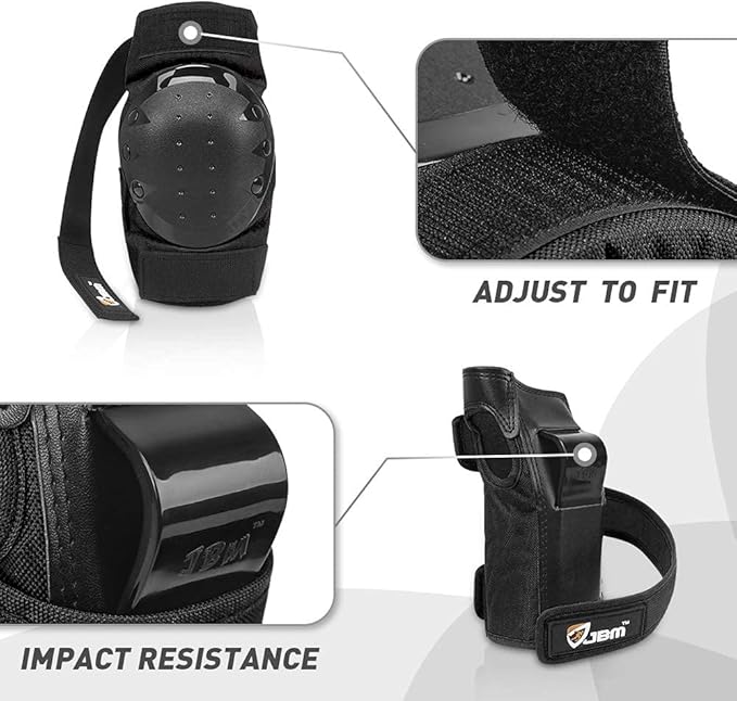 JBM Adult & Kid Skating Protective Gear Set for Beginner to Advanced, Skateboard Helmet Knee and Elbow Pads with Wrist Guards for Inline Roller Skating, Scooter, Skateboarding