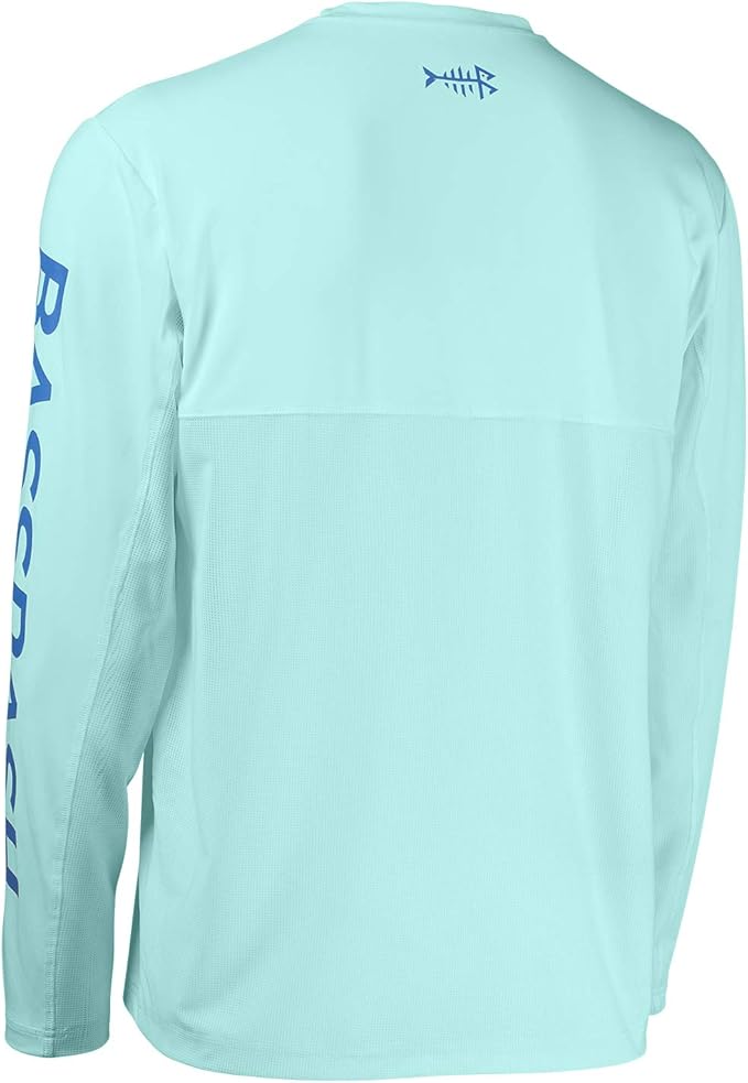 BASSDASH Fishing T Shirts for Men UV Sun Protection UPF 50+ Long Sleeve Tee T-Shirt