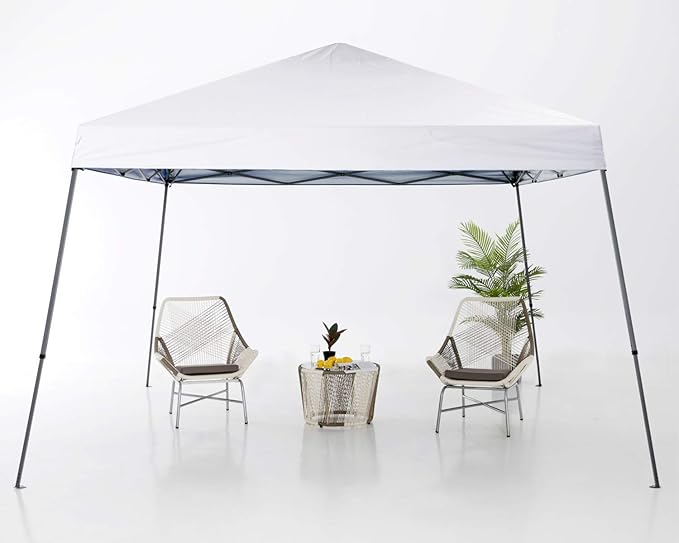 ABCCANOPY Stable Pop up Outdoor Canopy Tent 8 x 8 ft Base / 6 x 6 ft Top, White