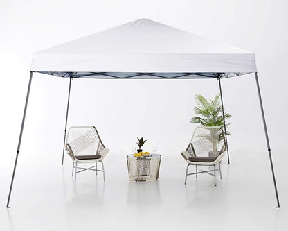ABCCANOPY Stable Pop up Outdoor Canopy Tent 8 x 8 ft Base / 6 x 6 ft Top, White