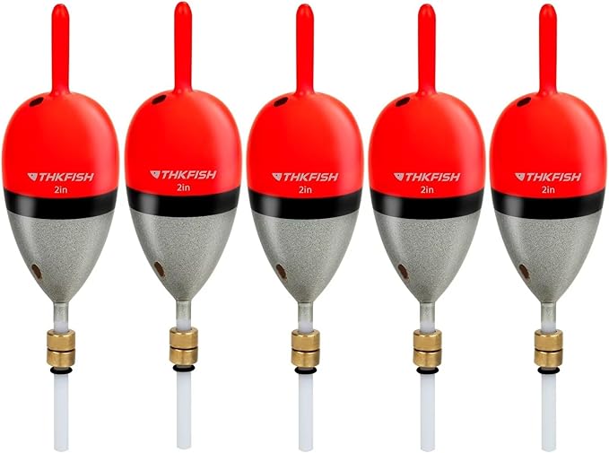 THKFISH Fishing Bobber Slip Bobber Fishing Floats for Crappie Balsa Bobbers for Panfish,Walleye,Salmon Floatage