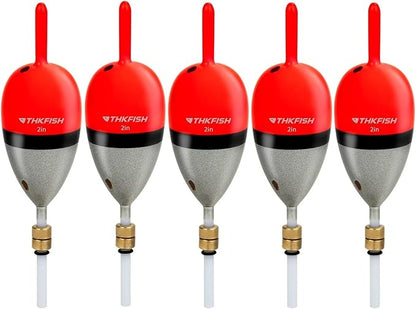 THKFISH Fishing Bobber Slip Bobber Fishing Floats for Crappie Balsa Bobbers for Panfish,Walleye,Salmon Floatage