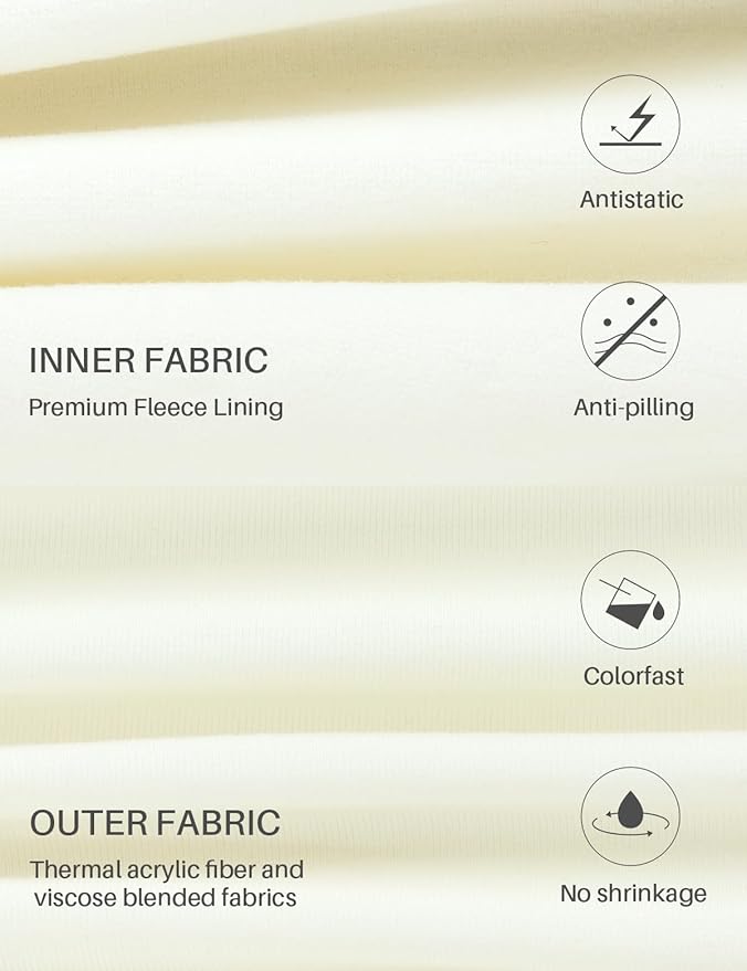 Thermal Underwear for Men: Micro-Fleece Lined Base Layer