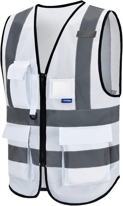 A-SAFETY High Visibility Reflective Safety Vest Customize Logo (XS-8XL)