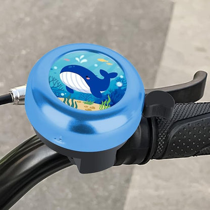 MZELQ Bicycle Bell Cute Clear Sound Adjustable Size Aluminum Bike Accessories Bell Ring for Girls Women Kids Adults