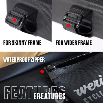 Bike Venture Frame Bag Triangle Bag (Black)