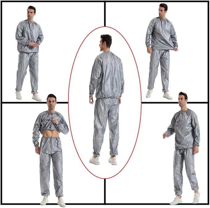 DawnBreak Sauna Sweat Suit for Women/Men Exercise Weight Loss Gym Fitness Workout