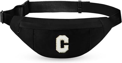 MAXTOP Large Crossbody Fanny Pack with 4-Zipper Pockets,Gifts for Enjoy Sports Festival Workout Traveling Running Casual Hands-Free Wallets Waist Pack Phone Bag Carrying All Phones