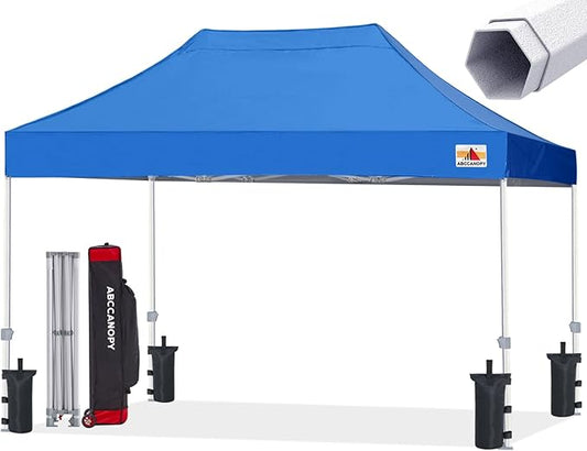 ABCCANOPY Commercial Pop Up Canopy Tent 10x15 Premium-Series, Blue