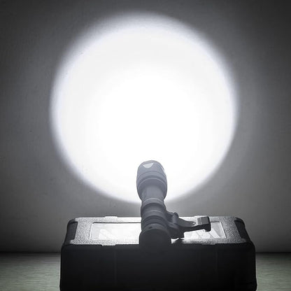 NOBUHIRO M600C 800 Lumens Tactical Flashlight, with Replaceable Mounting Rotating Base, Suitable for 20mm Picatinny & Mlok/Keymod Rail, Include with Remote Pressure & Push Button Switch (M600C)