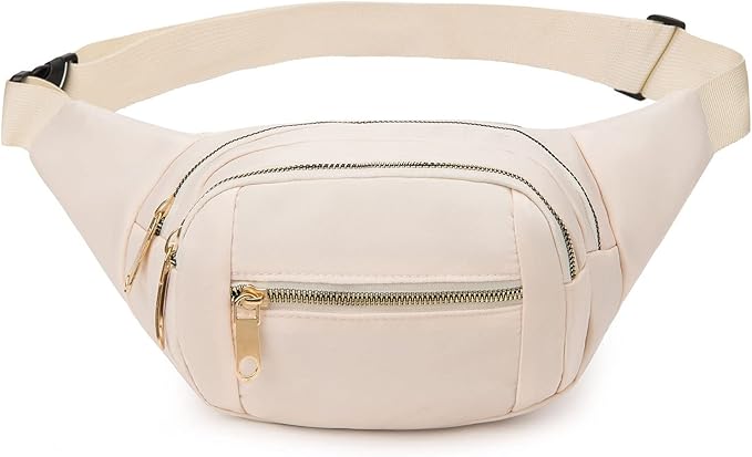 DAITET Crossbody Fanny Pack for Men&Women,Large Waist Bag & Hip Bum Bag with Adjustable Strap for Outdoors Workout Traveling Casual Running Hiking Cycling