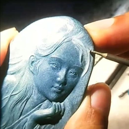 𝐋𝐮𝐨 𝐤𝐞 13 Pcs T Shape Diamond Burr - 3/32'' Shank Stone Carving Bits Diamond Burs for Rotary Tools includes