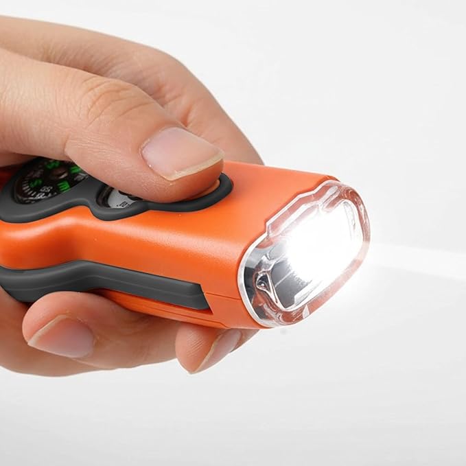 Emergency Survival Function Whistle, Outdoor Multifunctional Tool Safety Whistle with Lanyard, Ideal for Kayaking, Boating, Hiking, Camping, Climbing, Hunting, Fishing, Rescue Signaling