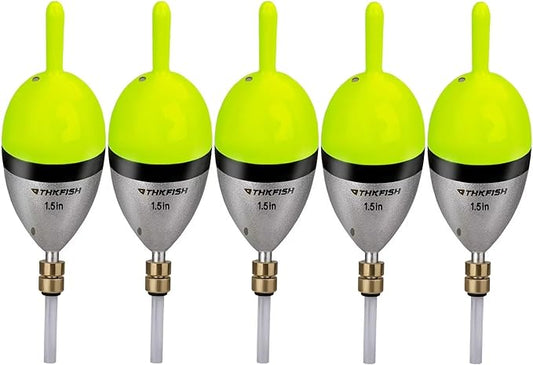 THKFISH Fishing Bobber Slip Bobber Fishing Floats for Crappie Balsa Bobbers for Panfish,Walleye,Salmon Floatage