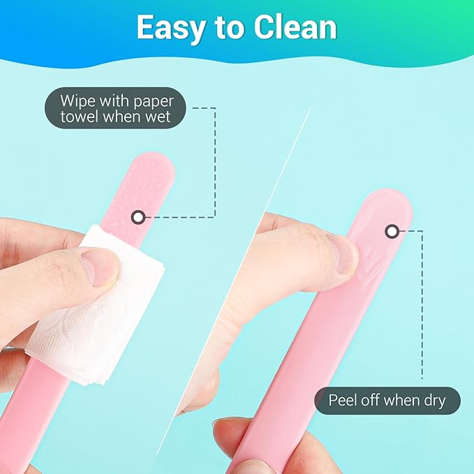 Gartful 6PCS Large Silicone Stir Sticks, Reusable Epoxy Resin Stir Sticks for Resin Mixing, Paint, Making Glitter Tumblers Cups, Arts, Crafts, Facial Mask Stirring Rods, 6.3" Long, Pink