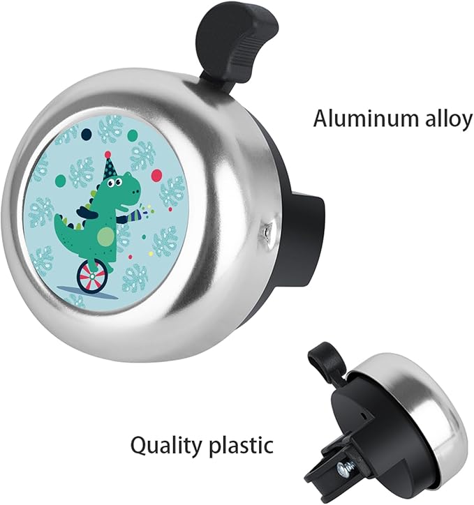 MZELQ Bicycle Bell Cute Clear Sound Adjustable Size Aluminum Bike Accessories Bell Ring for Girls Women Kids Adults