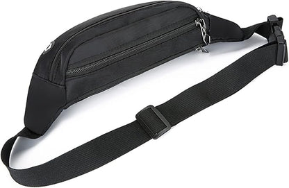 DAITET Crossbody Fanny Pack for Men&Women,Large Waist Bag & Hip Bum Bag with Adjustable Strap for Outdoors Workout Traveling Casual Running Hiking Cycling
