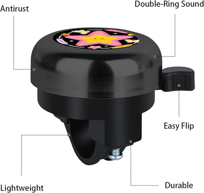 MZELQ Bicycle Bell Cute Clear Sound Adjustable Size Aluminum Bike Accessories Bell Ring for Girls Women Kids Adults