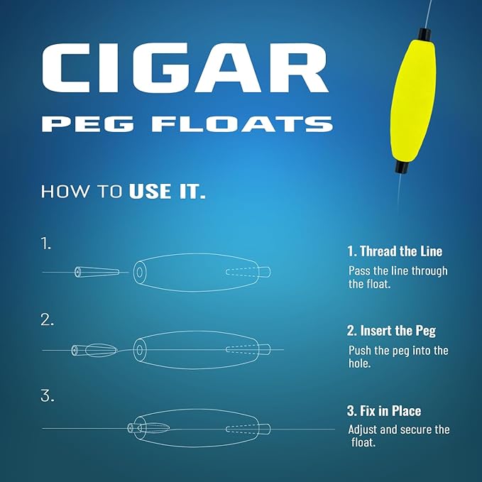 Narcissus Fishing Bobbers Floats for Catfish,Foam Fishing Peg FloatsFreshwater and Saltwater,Perfect for Santee Catfish Rig