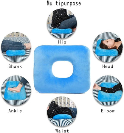 Donut Pillow Tailbone Pain Relief Cushion Bed Sores,Butt Donut Pillow Anti-Decubitus Pad-Breathable for Hemorrhoids,After Surgery,Pregnancy, Pressure Sores.