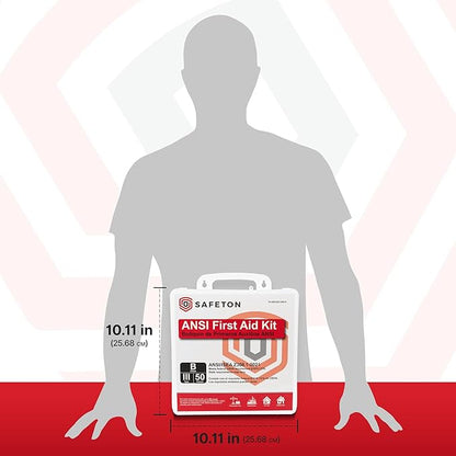 ANSI/OSHA First Aid Kits (50 Person Plastic) - ANSI/ISEA and OSHA Compliant First Aid Kit