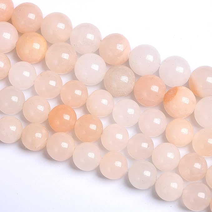 12MM 31PCS Natural Stone Pink Aventurine Loose Beads for Jewelry Making DIY Bracelet