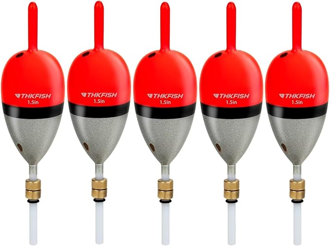 THKFISH Fishing Bobber Slip Bobber Fishing Floats for Crappie Balsa Bobbers for Panfish,Walleye,Salmon Floatage