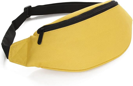 DAITET Crossbody Fanny Pack for Men&Women,Large Waist Bag & Hip Bum Bag with Adjustable Strap for Outdoors Workout Traveling Casual Running Hiking Cycling