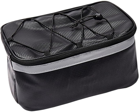 Large Bike Rear Rack Bag for Bicycles Back Seat Storage Cycling Luggage Carrier with Spacious Opening for Outdoor Riding and Daily Commuting