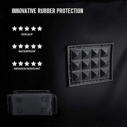 Goture Fishing Tackle Bag, Soft Side 600D Water-Resistant Cross Body Sling Fishing Bag, Freshwater Saltwater Gear Storage,Tactical Bags,Store 8 3700 Tackle Boxes(Not Included),21.65"x15.35"x11.81"