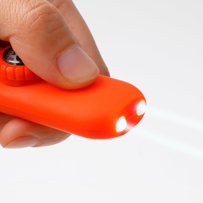 Emergency Survival Safety Whistle，Whistle for Kids with Lanyard,Compass,Thermometer,Ideal for Kayaking, Boating, Hiking, Camping, Climbing