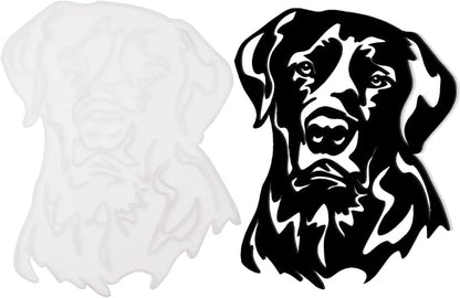 Labrador Dog Head Wall Hanging Resin Silicone Mold, Dog Epoxy Casting Mold for Home Office Wall Hanging, DIY Crafts Door Wall Art Party Pet Decoration