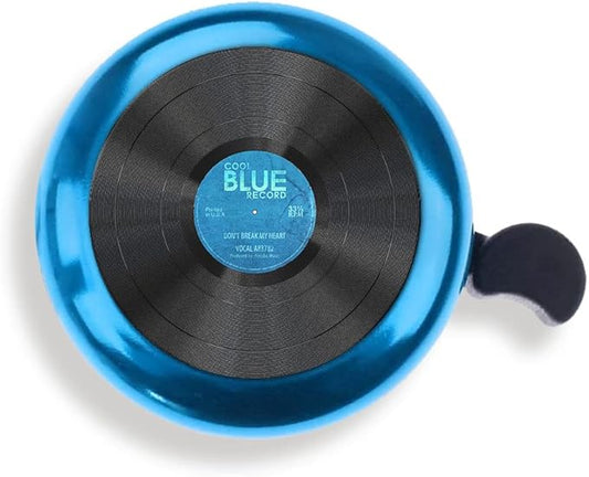 WIRESTER Blue Aluminum Round Bike Bell, Classic Ring Bicycle Bell, Bike Accessories Bell Ring for Adults Kids Girls Boys