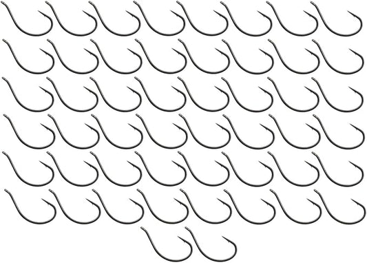 Reaction Tackle Dropshot Hooks – Split Shot or Drop Shot Fishing Hooks for Bass, Walleye & More (50-Pack)