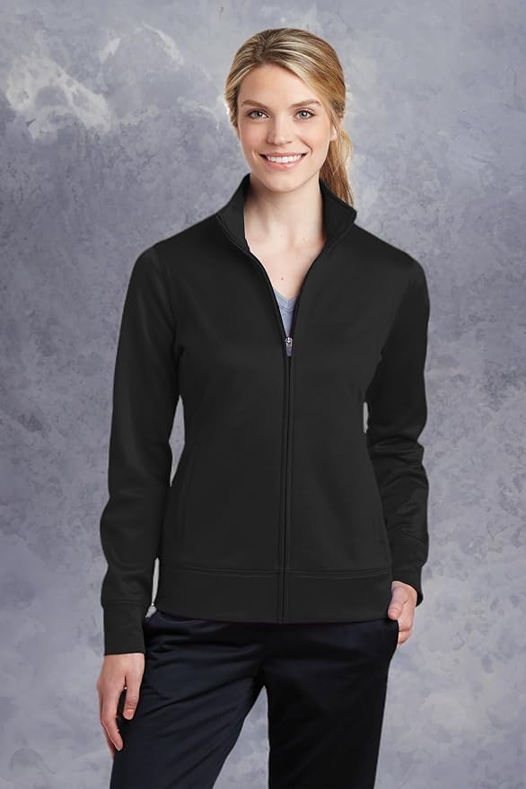 Sport-Tek® Ladies Sport-Wick® Fleece Full-Zip Jacket. LST241