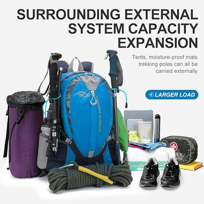 INOXTO Small Hiking Backpack with 2L Water Bladder and Rain Cover, 25L Hydration Daypack for Travel, Cycling, Camping, Outdoor