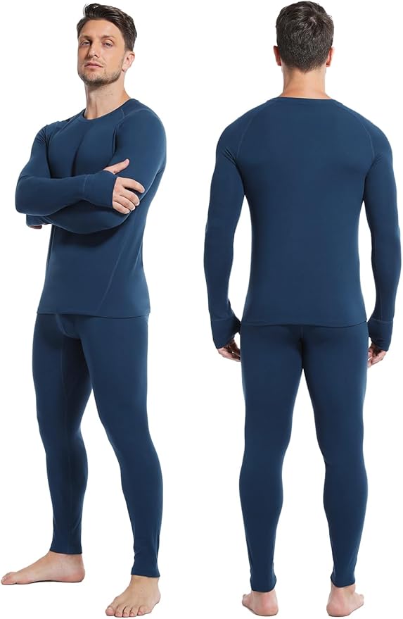 Thermal Underwear for Men: Micro-Fleece Lined Base Layer