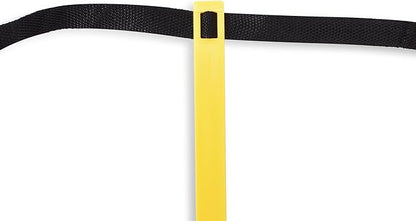 Agility Ladder, 2 Pack - Exercise and Training Ladder Set with Ground Stakes for Football, Soccer, Tennis, and More - Improves Speed & Fitness - Complete with Carrying Bag