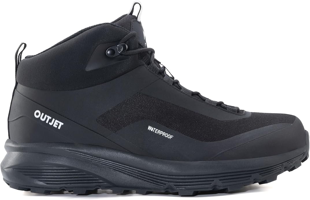 Men's Waterproof Hiking Boots Lightweight Comfortable Breathable Outdoor All-Terrain Trekking Ankle Boots