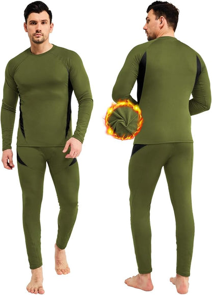 CL convallaria Thermal Underwear Long Johns Set Mens Winter Gift Hunting Gear Sport Base Layer Bottom Top