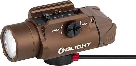 OLIGHT PL-3R Valkyrie Rechargeable Tactical Light, 1500 Lumens Rail-Mounted Weaponlight, LED Flashlight with Built-in Battery, Rail Locating Keys for 1913 Picatinny, GL Style